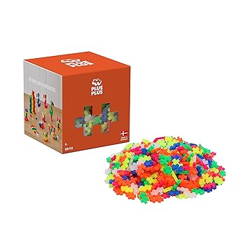【中古】PLUSPLUSプラスプラスminiミニ600pcs/ネオン