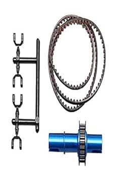 【中古】ヨコモ DP-DIB用 フルカウンターソリッドアクスル 仕掛ける リヤ 1.8倍 青色 IB-FCD18