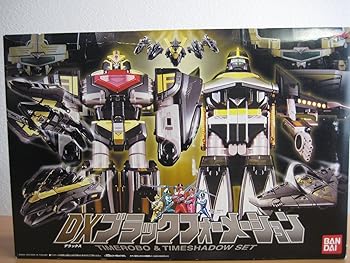 【中古】未来戦隊タイムレンジャー DXブラックフォーメーション タイムロボ＆タイムシャドウ画像