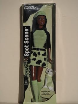 【中古】BARBIE SPOT SCENE AFRICAN AMERICAN CHRISTIE DOLL 2001