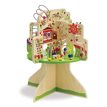 【中古】Manhattan Toy Tree Top アドベンチャーアクティビティセンター 22.50 x 18.00 x 18.00インチ