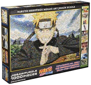 【中古】エンスカイ 1000ピース ジグソーパズル NARUTO-ナルト- 疾風伝 モザイクアート 50x75cm