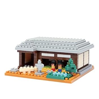 【中古】【39shop】ナノブロック★ナノイド 日本家屋 NBI_001(非常に良い)｜アトリエ絵利奈