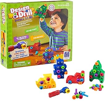 【中古】エデュケーショナル インサイツEducational Insights エデュケーショナルインサイツ おもちゃ ドリルでデザイン 初心者セット 工作 EI4119 正規