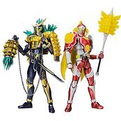 【中古】S.H.Figuarts 仮面ライダー鎧武 パインアームズ&仮面ライダーバロン マンゴーアームズセット 全高約14.5cm ABS&PVC製 フィギュア
