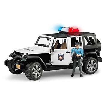【中古】【39shop】bruderブルーダー★Jeep パトカー フィギュア BR02526（良い）｜アトリエ絵利奈