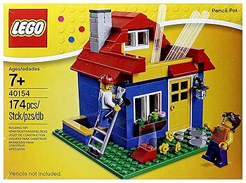 【中古】LEGO 40154 Pencil Pot 住みか型書き込み立て