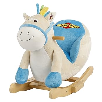 【中古】Rockin' Rider Tickles Baby Rocker Ride On Blue L
