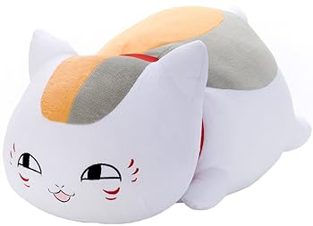 【中古】夏目支持者帳 馬鹿でかいぬいぐるみ ニャンコ御師匠さん ニヤリ