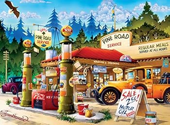 【中古】[バッファローゲーム]Buffalo Games Pine Road Service Jigsaw Puzzle 11525 [並行輸入品]