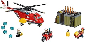 【中古】レゴ LEGO シティ 消防ヘリコプタ 60108 セット-おもちゃ-ブロック