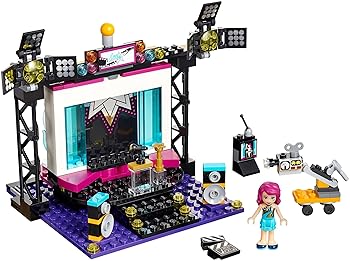 【中古】レゴ フレンズ 受けが良いはやりっ子 “テレビ受像機制作室\" 41117"
