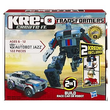 【中古】トランスフォーマー ダークサイド ムーン KRE-O ジャズ [122pcs]