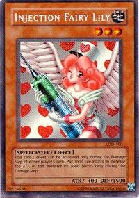 【中古】Yu-Gi-Oh! - Injection Fairy Lily LOD-100 - Legacy of Darkness - Unlimited Edition - Secret Rare