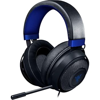 【中古】Razer Kraken ゲーミング ヘッドセット Console PC PS4 Switch 対応 有線 Black&Blue 【日本正規代理店品】 RZ04-02830500-R3M1
