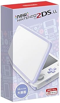 【中古】Newニンテンドー2DS LL ホワイト×ラベンダー
