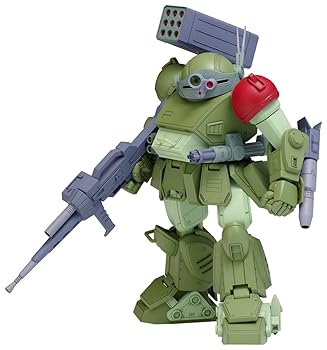 【中古】ウェーブ 装甲騎兵ボトムズ スコープドッグ レッドショルダーカスタム PS版 全高約12cm 1/35スケール 色分け済みプラモデル BK-224