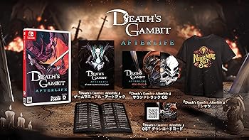 【中古】Death's Gambit: Afterlife - Switchデジタル壁紙セット ※有効期限切れのため入手不可・使用不可 & オリジナルデザインTシャツ