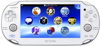 【中古】PlayStation Vita プレイステーション ヴィータ 3G/Wi‐Fiモデル クリスタル・ホワイト 限定版 PCH-1100 AB02