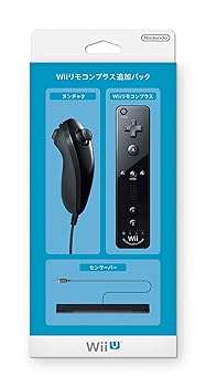 【中古】Wii遠隔操作足し加える加えること風呂敷き包みkuro RVL-A-AS03