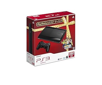 【中古】PlayStation 3 250GB スターターパック チャコール・ブラック みんなのゴルフ6 CEJH-10022