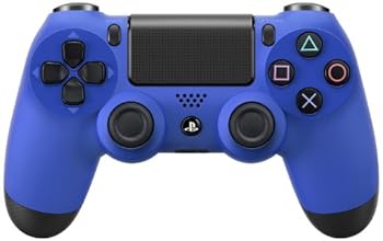 【中古】ワイヤレスコントローラー DUALSHOCK 4 ウェイブ・ブルー 【メーカー生産終了】