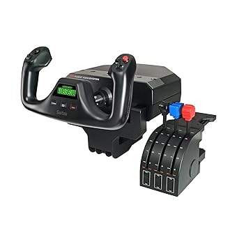 【中古】【39shop】Saitek★サイテック "Pro Flight Yoke System" プロフライトヨークシステム PZ44/PZ45 US直輸入品(良い)|アトリエ絵利奈