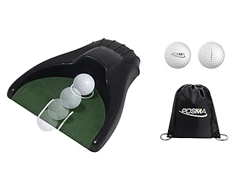 【中古】POSMA PG150A 自動でボールが帰ってくる！ 電動ゴルフカップ POSMA収納用の黒バッグ