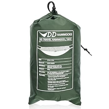 【中古】【スコットランド発】DD Travel Hammock/Bivi ダブルレイヤードDDトラベルハンモック/ビビ Olive green [並行輸入品]