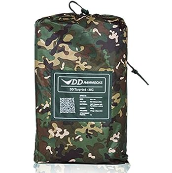 【中古】スコットランド発 DD Tarp 4x4 - MC マルチカム 迷彩柄 カモ柄 カモフラージュ タープ 耐水性 3000mm [並行輸入品]