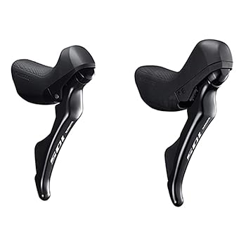 【中古】シマノSHIMANO ST-R7000 働き掛ける生き肝-書き割り 2x11S STI生き肝 ISTR7000DPAL 軽銀 黒いこと