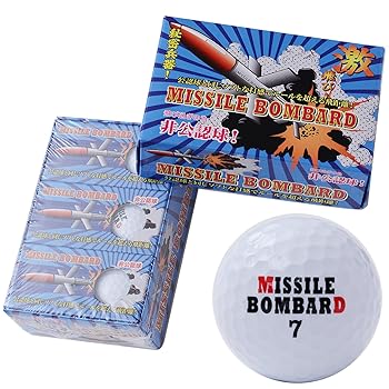 【中古】LEZAXレザックス ゴルフボール Missile Bombard 非公認球 2ピース 6個入り MBBA-2116 4,844円