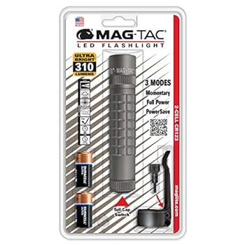 【中古】MAG-LITEマグライト 懐中電灯 マグライト マグタック LED プレーンベゼル SG2LRG6 アーバングレー