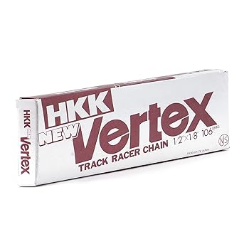 【中古】HKK Vertex ベルテックス 1/8インチチェーン シルバーブラック