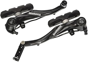 【中古】シマノSHIMANO ブレーキ Vブレーキ BR-T4000 リア用 ブラック EBRT4000RX43SLP ALIVIOアリビオ