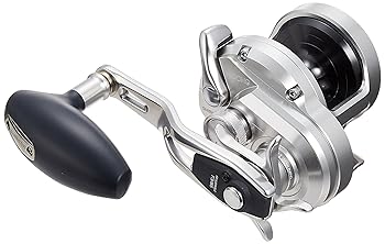 【中古】シマノSHIMANO ベイトリール 両軸 ジギング 17 オシアジガー 1500HG 右手持ち部分