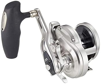 【中古】シマノSHIMANO ベイトリール 両軸 ジギング 17 オシアジガー 2000NR-PG 右手持ち部分