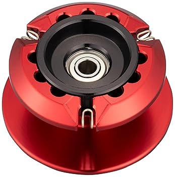 【中古】シマノSHIMANO 純正 リールパーツ 夢屋 17 レイクマスター アルミスプール レッド パーツ