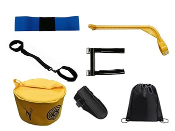 【中古】Posma TAS020 ゴルフ姿勢修正セット  アーム修正ツール + ゴルフバンドスイングアームバンドゴルフトレーニングAid + ゴルフ手首ブレースバンド