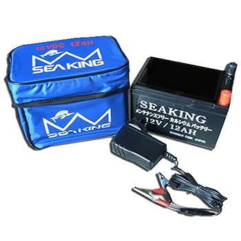 【中古】【39shop】WOODMANウッドマン★シーキング 電動リール用バッテリー 12V12Ah(良い)|アトリエ絵利奈
