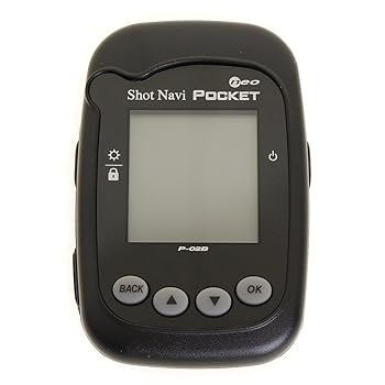【中古】ショットナビShot Navi ゴルフナビ ポケットネオ ブラック SN-P02