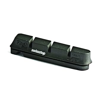 【中古】SwissStop SWISS STOPスイス連邦立ちふさがる [置き目品] 銀輪用 リム ブレーキシュー 閃光電球 労働者階級 目あたらしい 黒いこと 軽銀 リム用 Flash