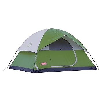【中古】【39shop】Colemanコールマン★Sundome サンドーム シンプル テント 日本未発売モデル グリーン 4人用(良い)|アトリエ絵利奈