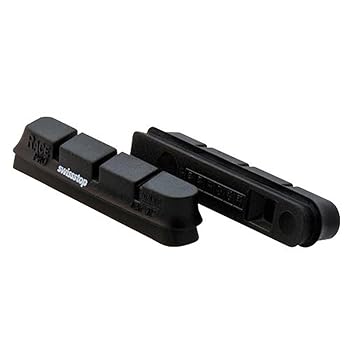 【中古】SWISS STOPスイス連邦立ちふさがる [置き目品] 銀輪用 リム ブレーキシュー スピード競技 労働者階級 目あたらしい 黒いこと 軽銀 リム用 Race Pro Original Bl