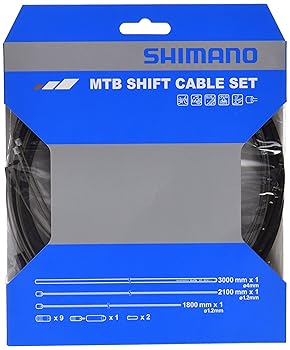 【中古】シマノSHIMANO リペアパーツ シフトケーブルセット ステンレス MTB ブラック Y60098021