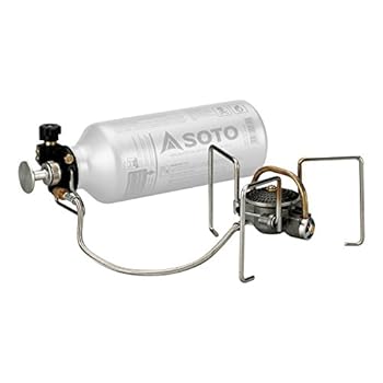 【中古】【39shop】ソトSOTO★日本製 シングルバーナー ストーブ ガソリン 自動車用レギュラーガソリン 予熱プレヒート不要 アルミダイキャストボディ 火力調整 緊急(良い)|アトリエ絵利奈
