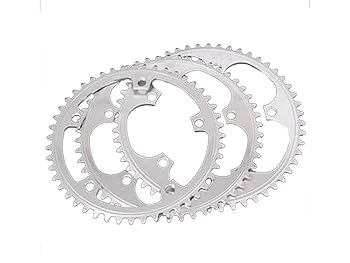 【中古】SUGINOスギノ チェーンリング SSG144 AA NJS W/HEADER 49S シルバー
