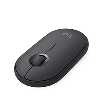 【中古】ロジクール ワイヤレスマウス 無線 マウス Pebble M350GR 薄型 静音 グラファイト ワイヤレス windows mac Chrome Android Surface iPad OS M350