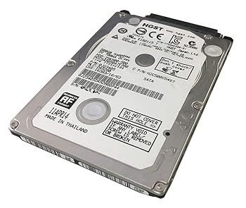 【中古】HGST 日立 2.5inch SATA HDD 500GB 5400回転させる 7粍厚 HCC545050A7E380