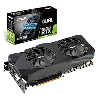 【中古】ASUS DUAL-RTX2060S-A8G-EVO NVIDIA GeForce RTX 2060 SUPER 搭載グラフィックカード